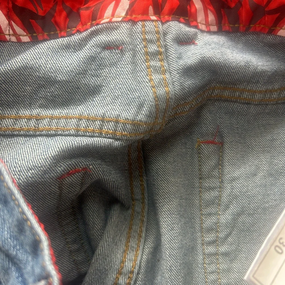 Men's Nitagut Distressed Blue Jeans